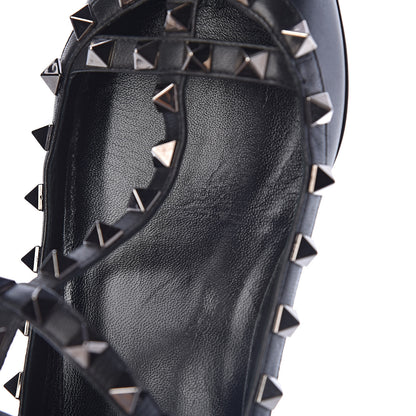 Valentino Garavani Nappa Rockstud Cage Ballerina Flats 38 Black 12 of 12