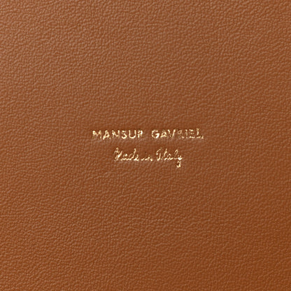 Mansur Gavriel Calfskin Train Case Crossbody Cammello 6 of 13