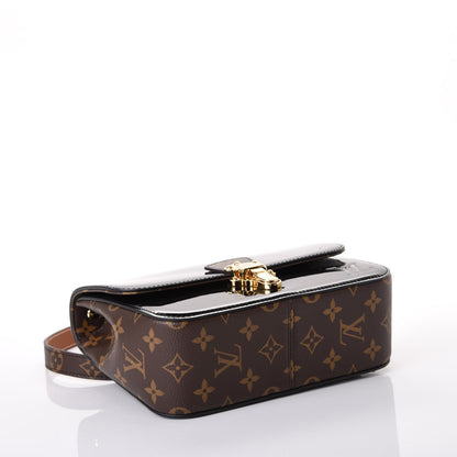 Louis Vuitton Patent Calfskin Monogram Cherrywood BB Black 3 of 9