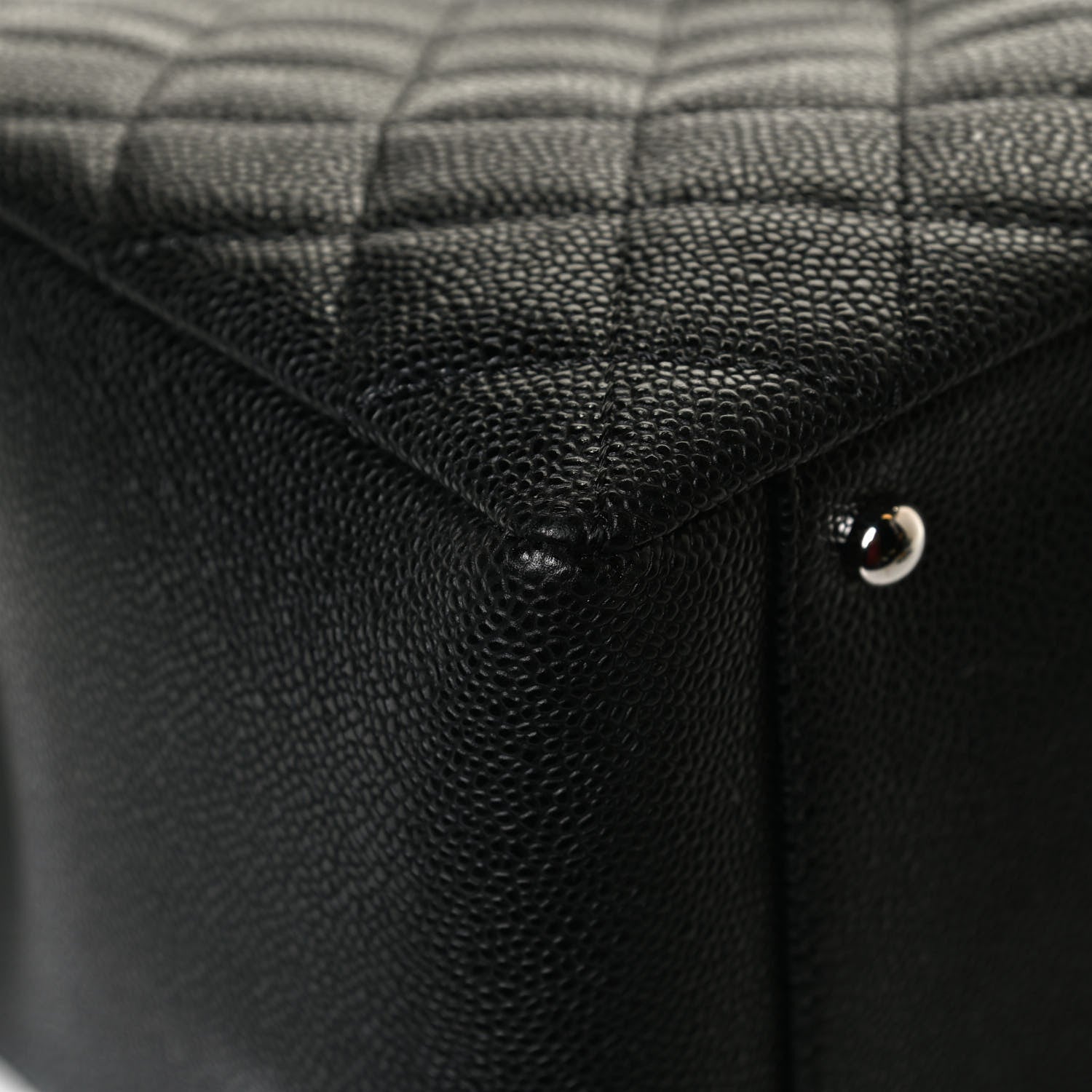 Chanel Caviar Quilted XL Grand Shopping Tote GST Black 12 of 13