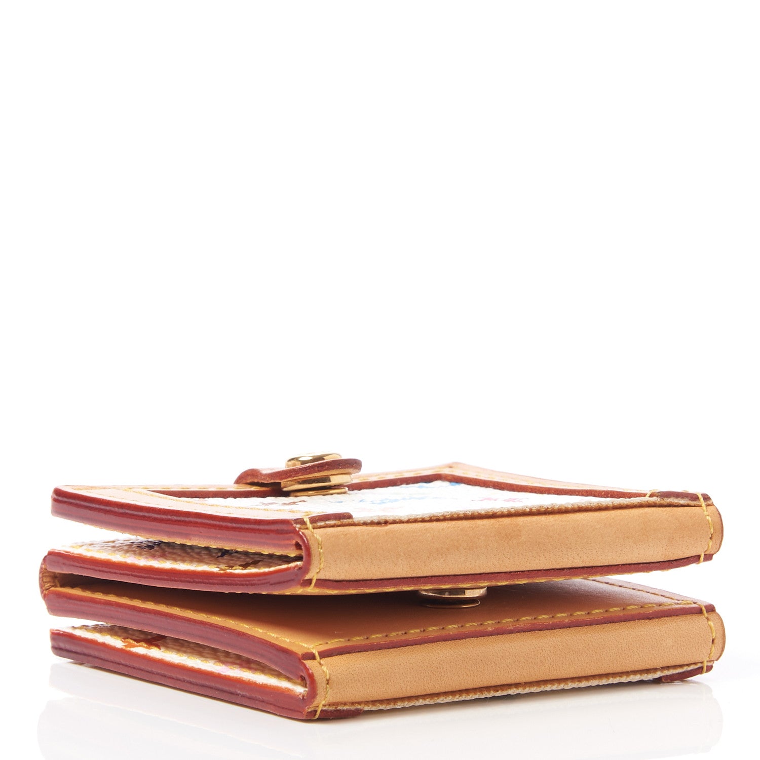 Louis Vuitton Monogram Multicolor 4 Photo Frame Wallet White 4 of 9