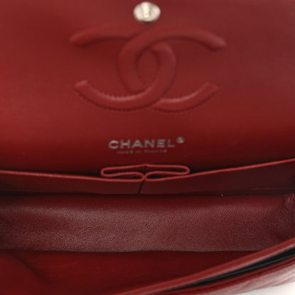 Chanel Caviar Quilted Medium Double Flap Burgundy 6 of 10