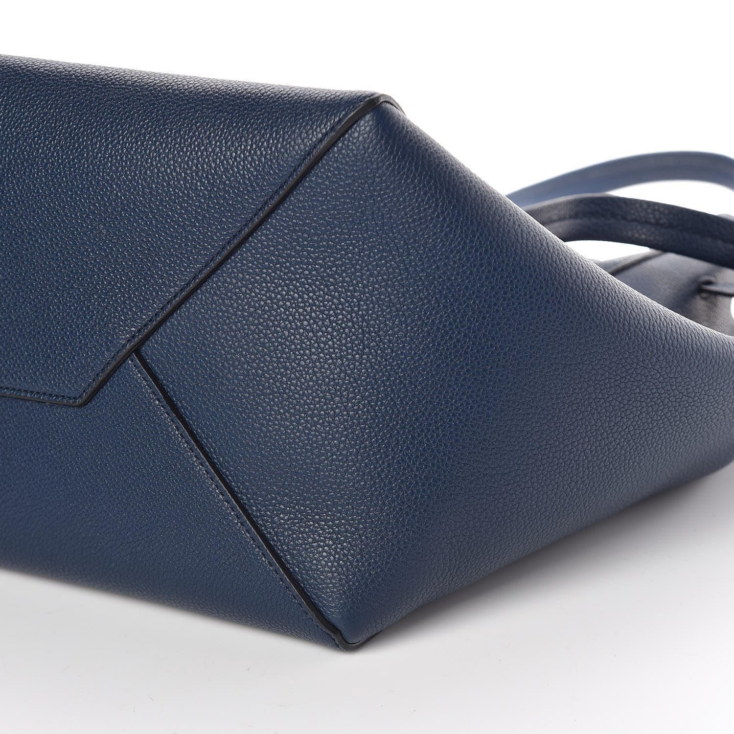 Celine Soft Grained Calfskin Small Belt Cabas Phantom Abyss Blue 9 of 9