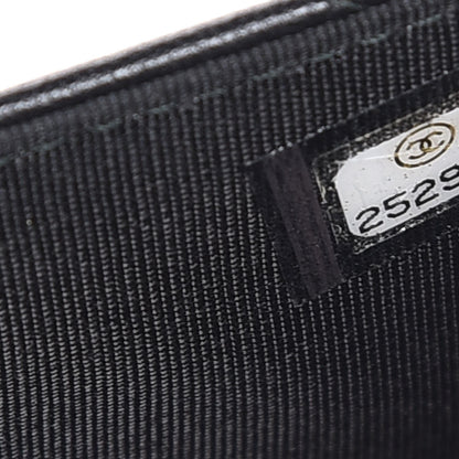 Chanel Lambskin Chevron Quilted Trendy CC Wallet On Chain WOC Black 8 of 9