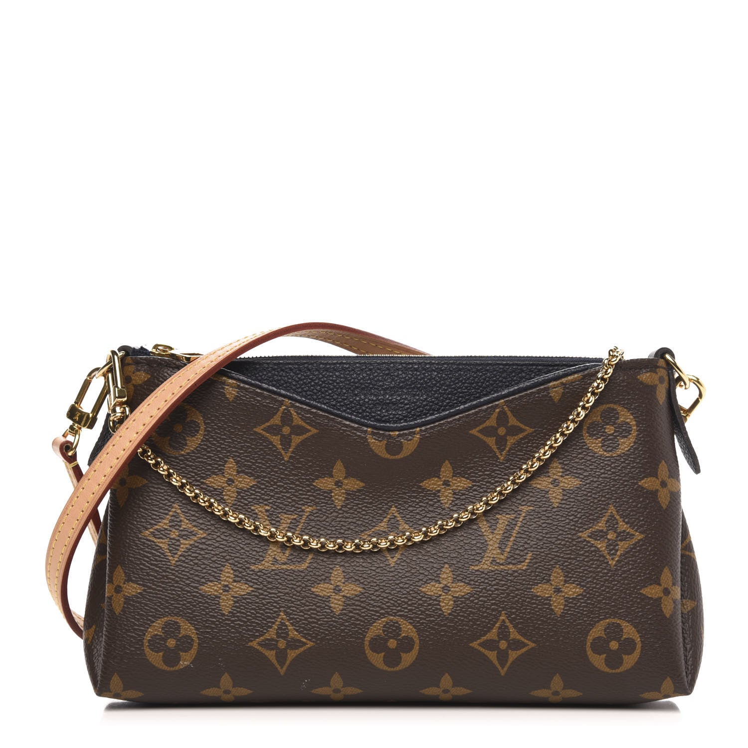 Louis Vuitton Monogram Pallas Clutch Blue Marine 1 of 9