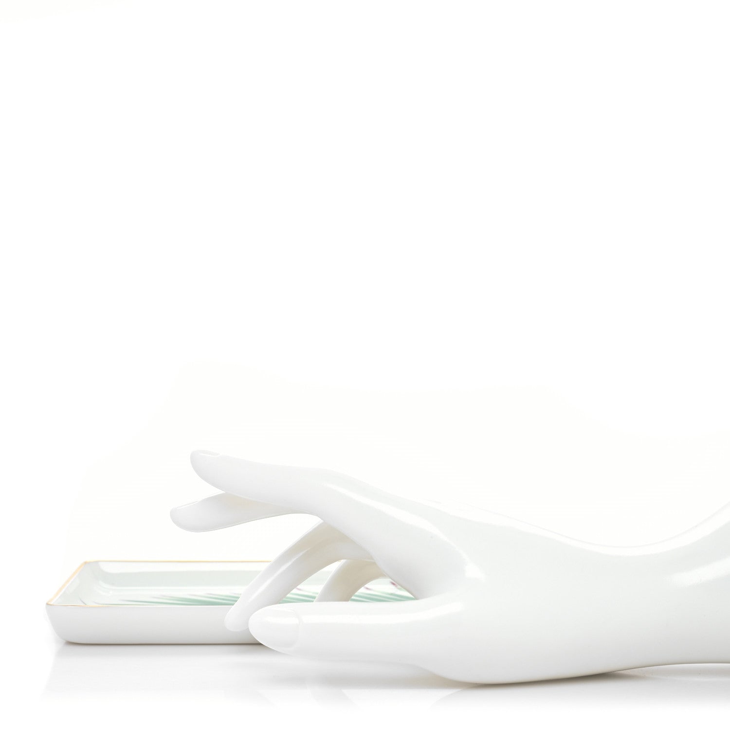 Hermes Porcelain Small Passifolia Tray N°2 2 of 8