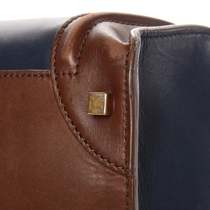 Celine Smooth Calfskin Mini Tri-Color Luggage Navy Blue 11 of 14
