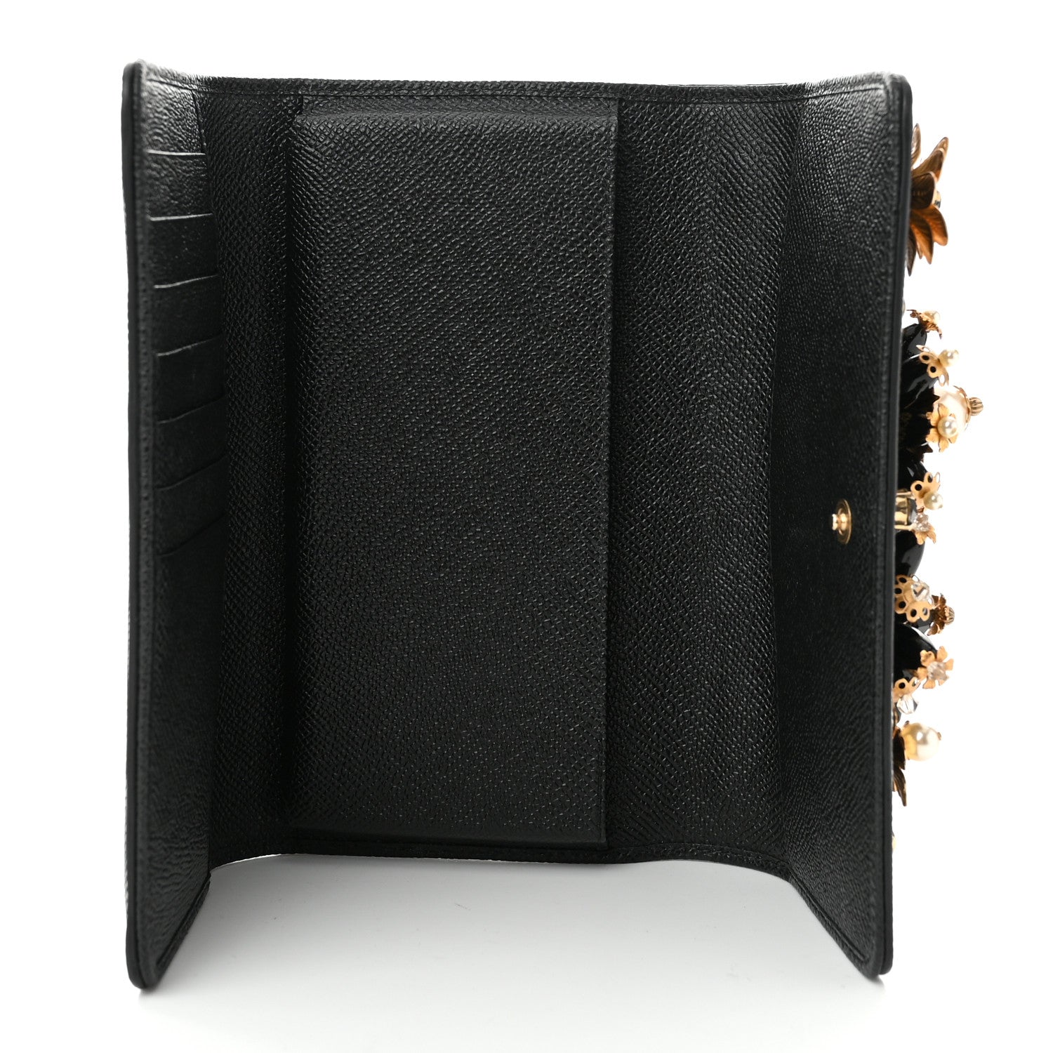 Dolce & Gabbana Stampa Iguana Mini Miss Sicily Chain Phone Case Wallet Black 5 of 11