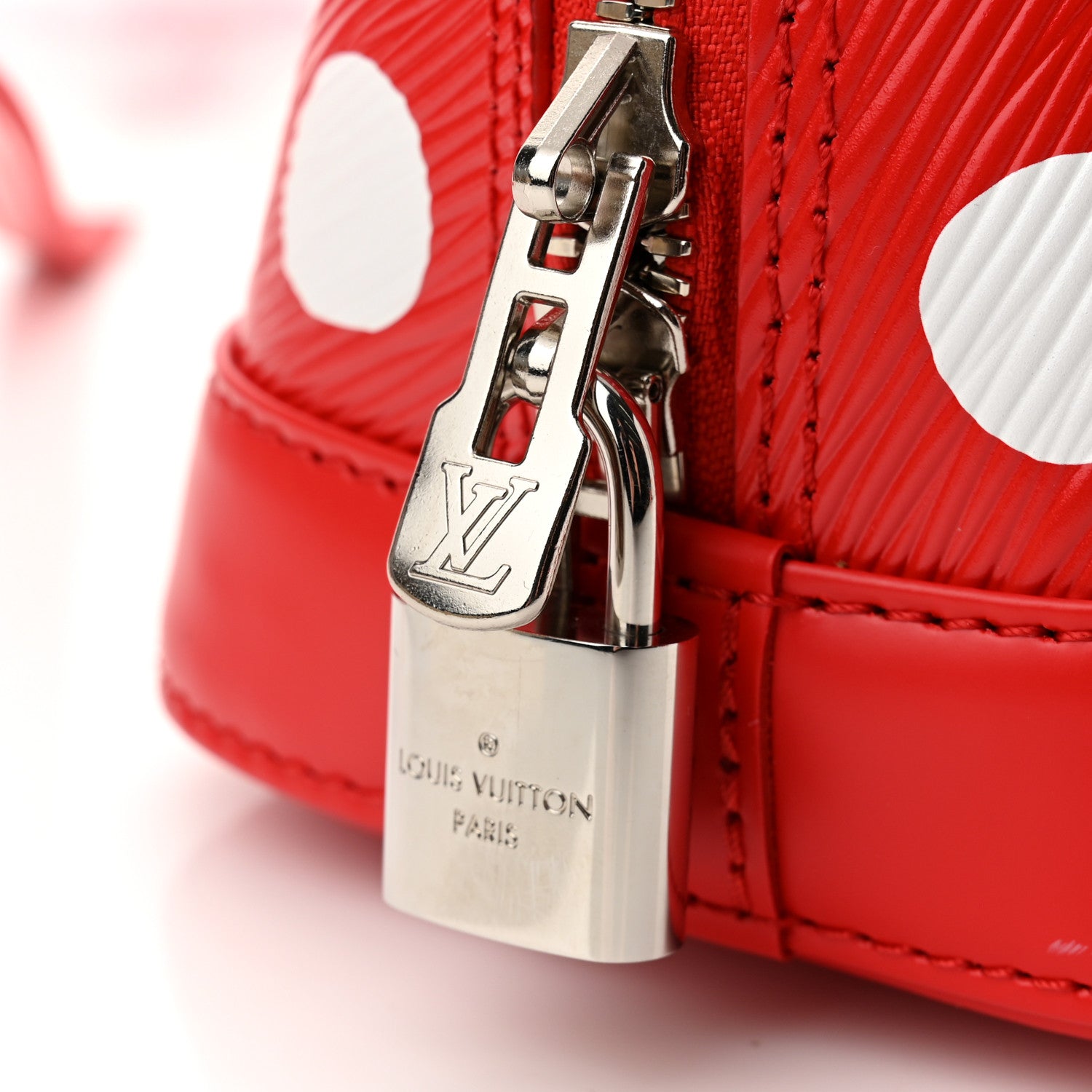 Louis Vuitton LV X YK Epi Alma BB Rogue White 10 of 11