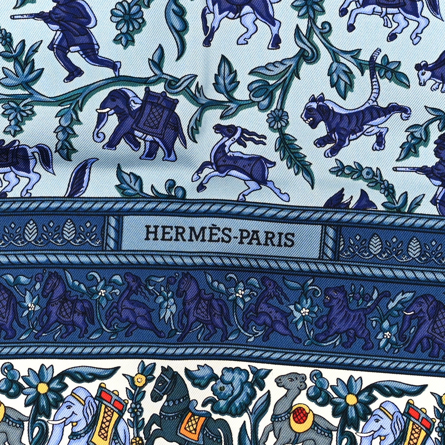 Hermes Silk Chasse en Inde Scarf 90 2 of 3