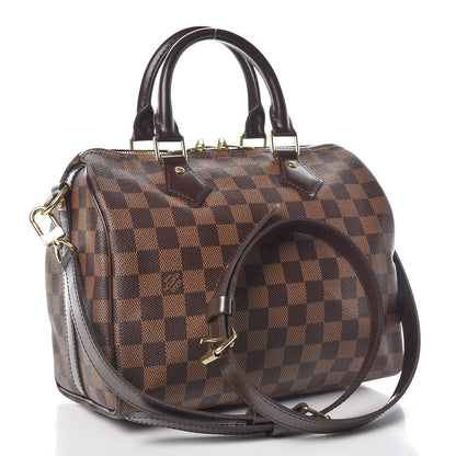 Louis Vuitton Damier Ebene Speedy Bandouliere 25 3 of 10