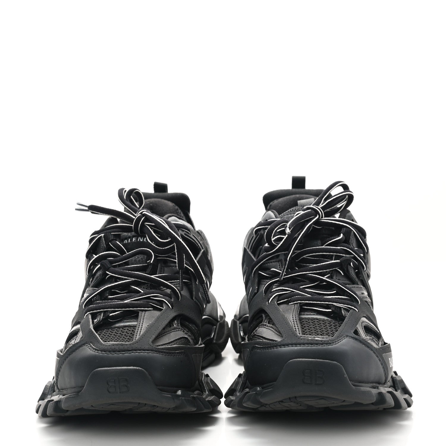 Balenciaga Mesh Nylon Mens Track Sneakers 42 Black 2 of 8