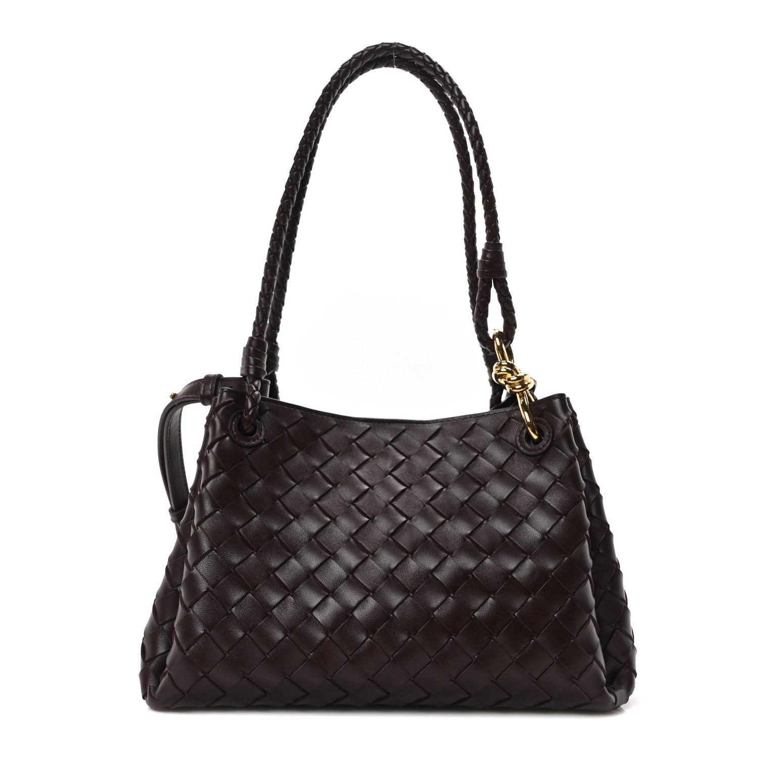 Bottega Veneta Nappa Intrecciato Small Parachute Shoulder Bag Barolo 1 of 9
