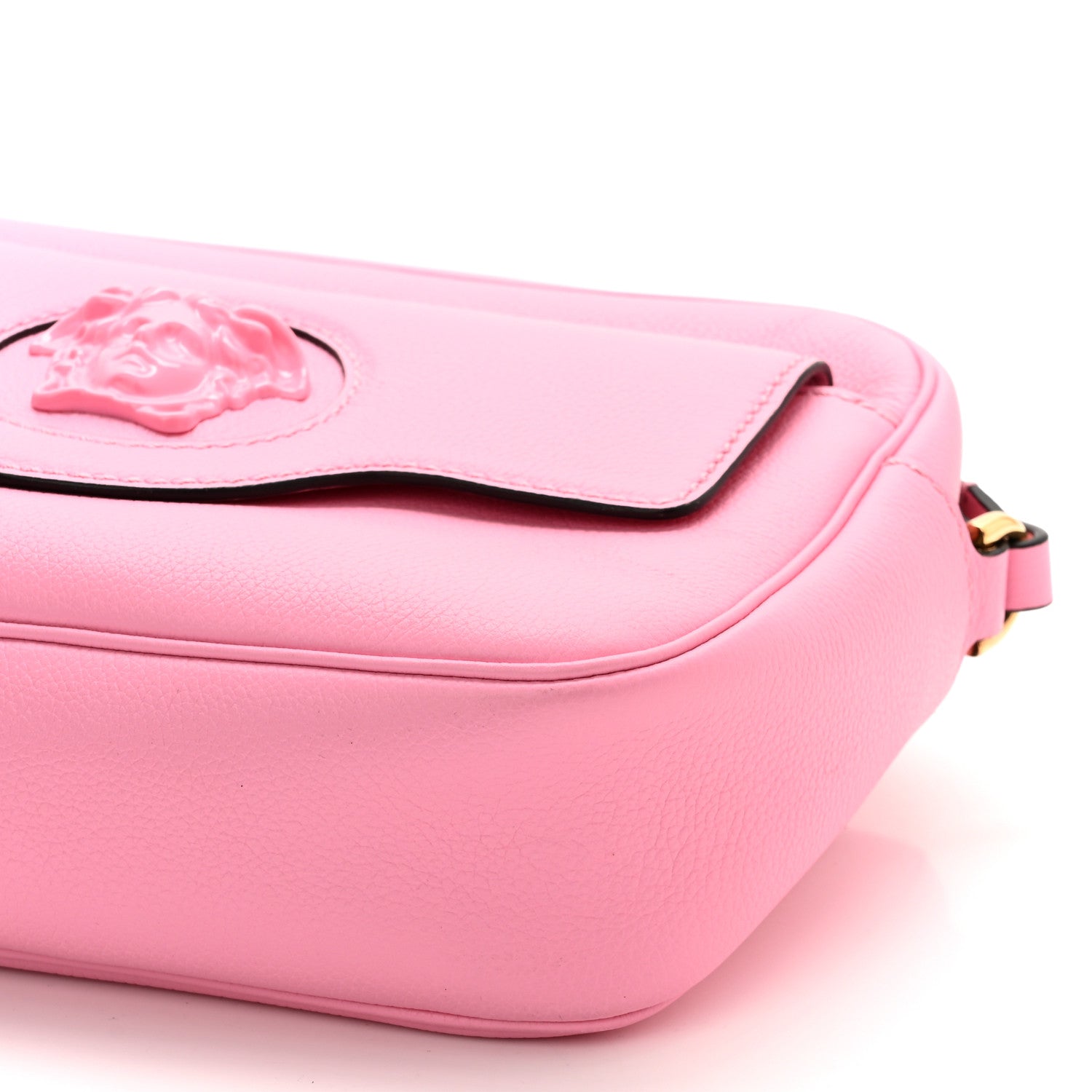 Versace Grained Calfskin Medusa Camera Bag Pink 9 of 9