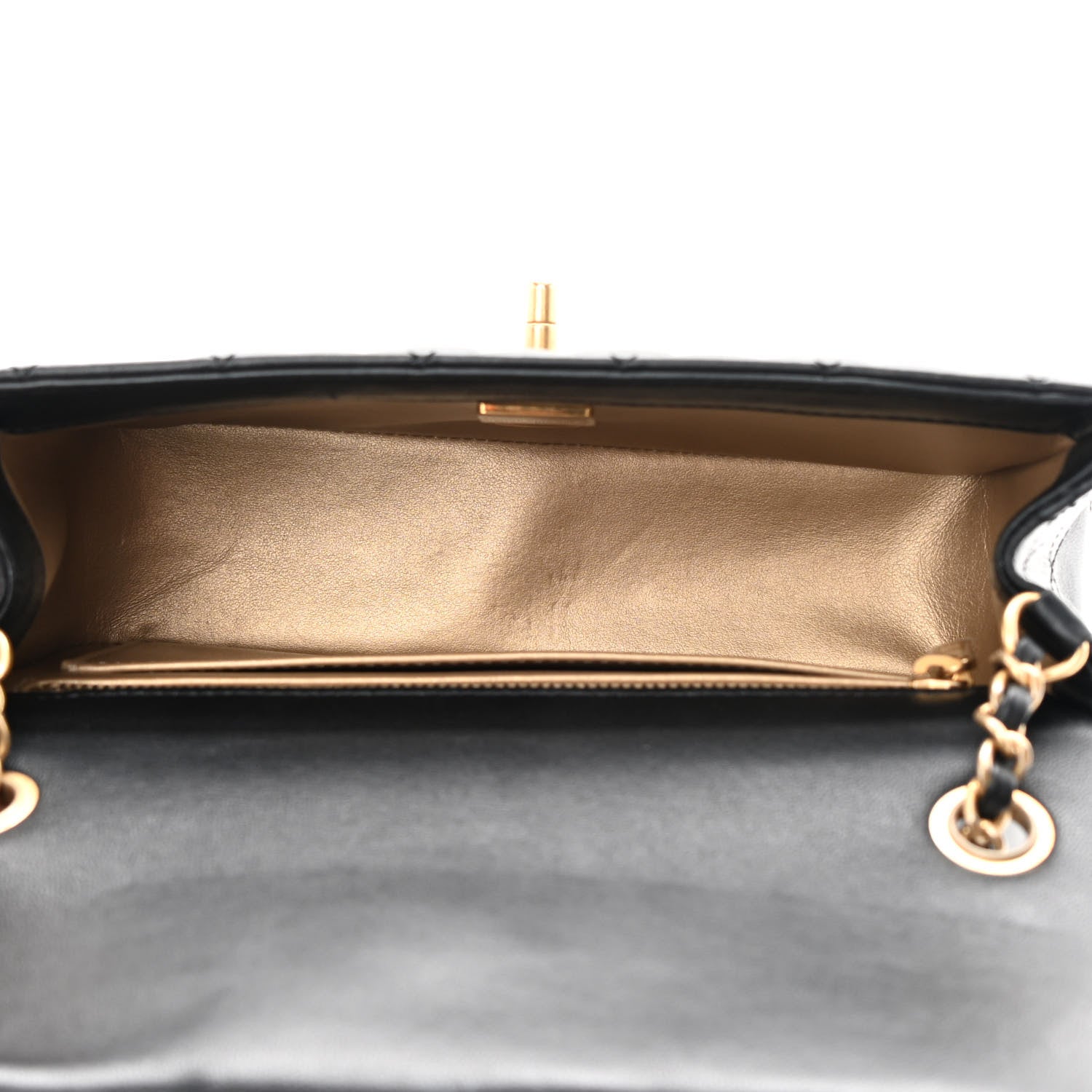 Chanel Lambskin Quilted Mini Rectangular Pearl Crush Flap Black 5 of 13