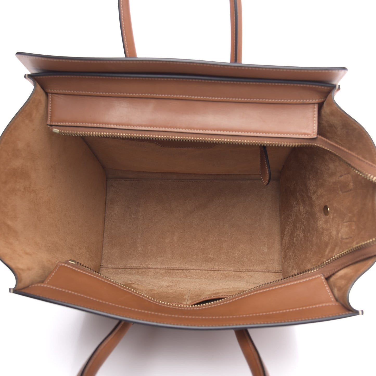 Natural Calfskin Mini Luggage Tan