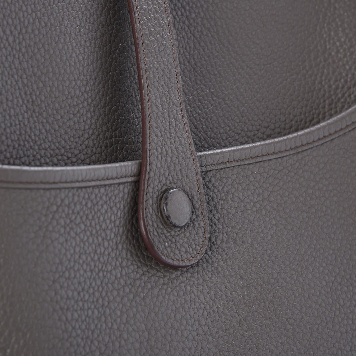 Hermes Taurillon Clemence Evelyne III GM Etain 8 of 8