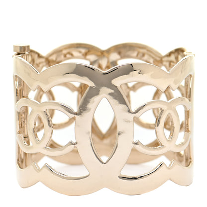 Chanel Metal CC Cuff Gold 1 of 5