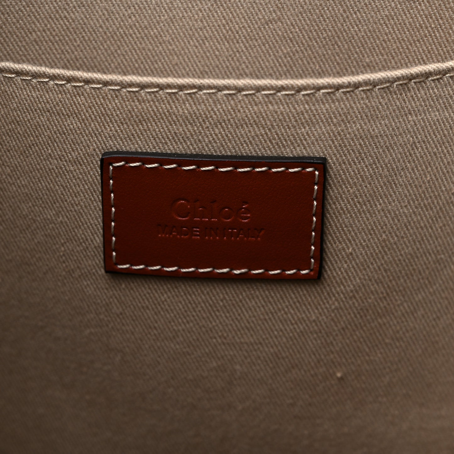 Cotton Calfskin Medium Woody Ribbon Tote White Brown