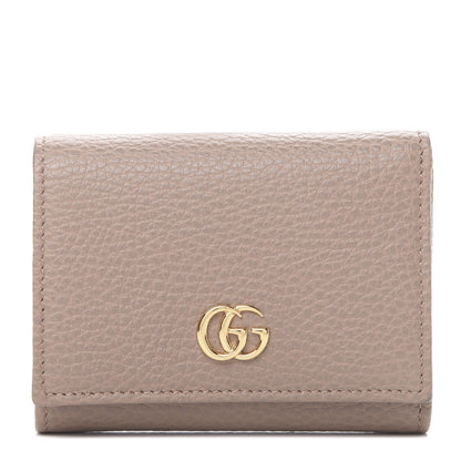 Gucci Dollar Calfskin GG Marmont Wallet Porcelain Rose 1 of 8
