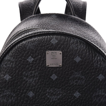 MCM Visetos Small Stark Backpack Black 11 of 11