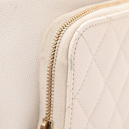 Chanel Caviar Quilted Business Affinity Waist Belt Bag White 11 of 11
