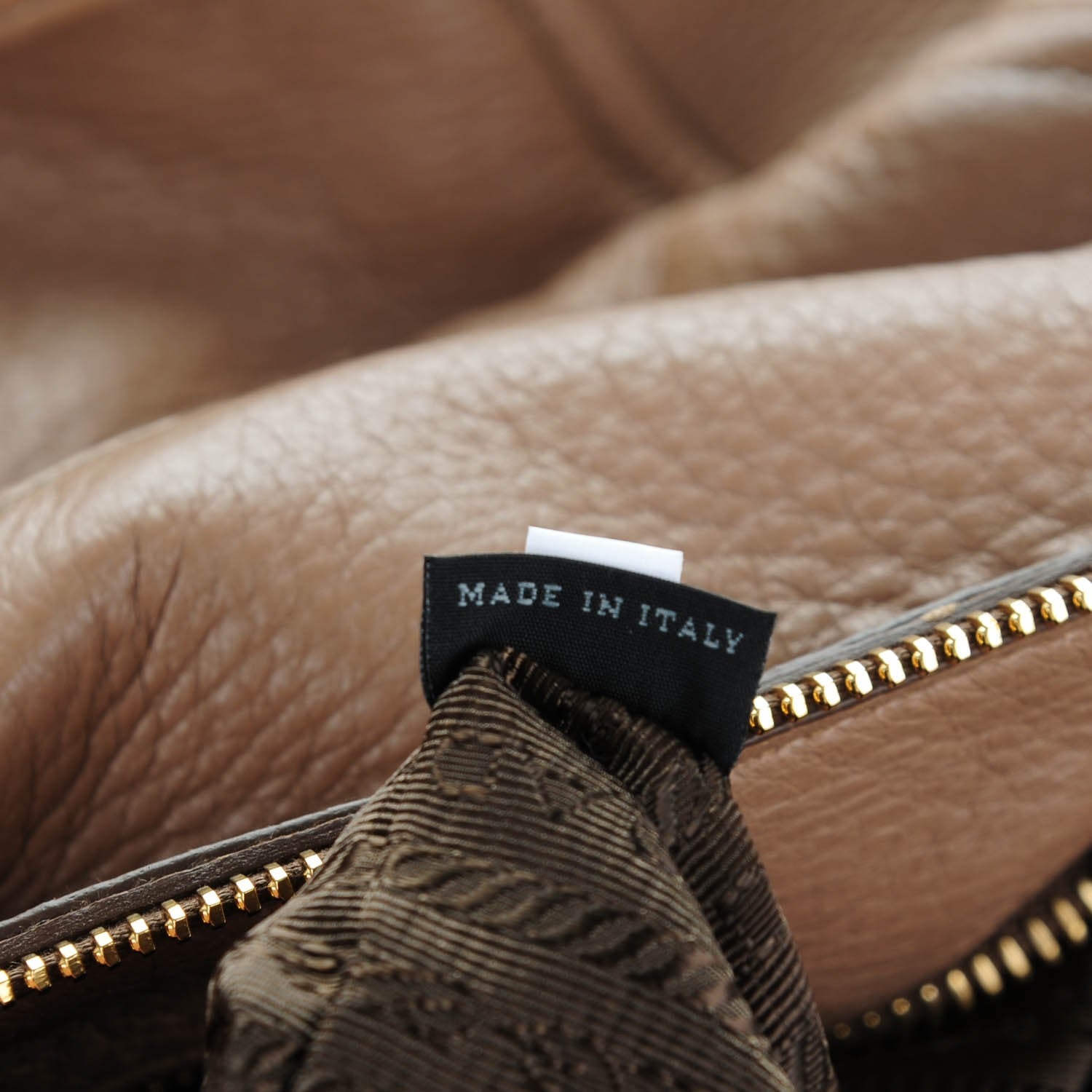 Prada Cervo Deerskin Hobo Visone 8 of 9