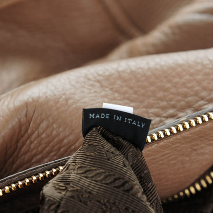 Prada Cervo Deerskin Hobo Visone 8 of 9