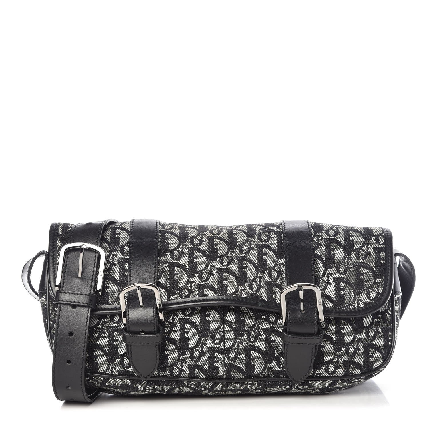 Christian Dior Monogram Messenger Black 1 of 16