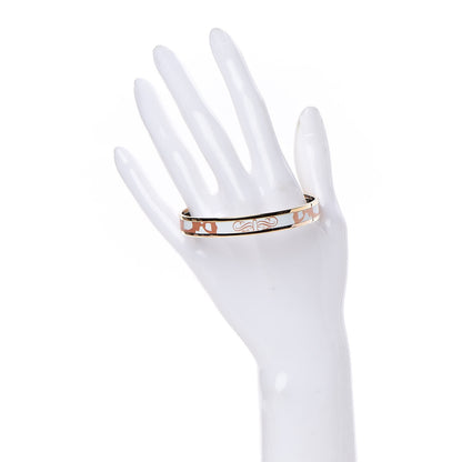 Hermes Enamel Printed Narrow Bracelet 70 2 of 6
