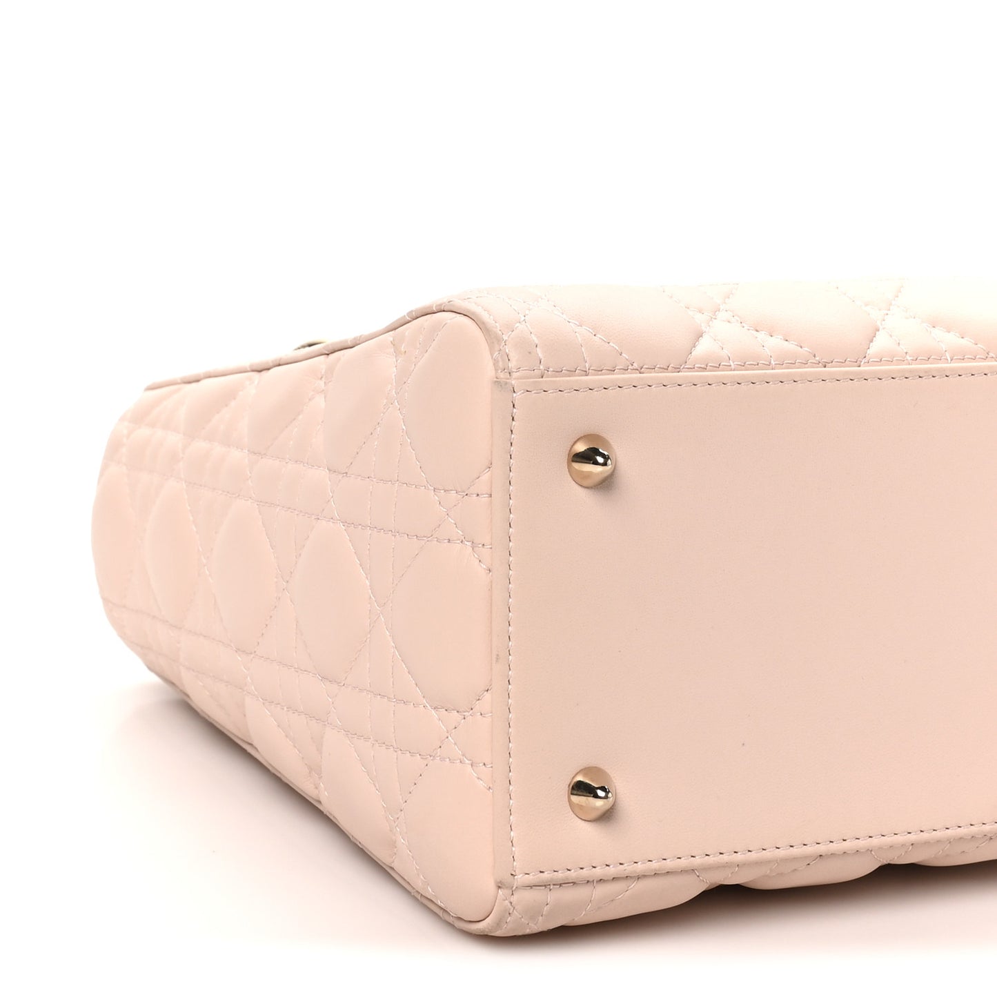 Lambskin Cannage Medium Lady Dior Light Pink