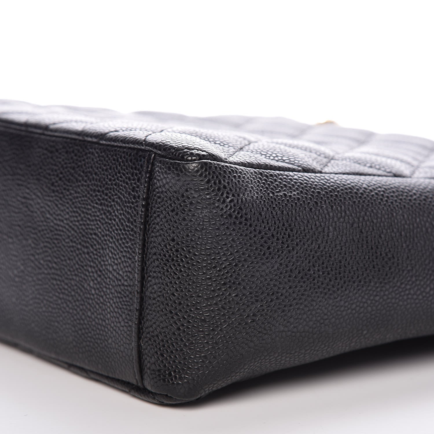 Chanel Caviar Quilted Petit Shopping Tote PST Black 6 of 10