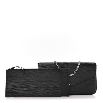 Louis Vuitton Epi Pochette Felicie Black 3 of 11