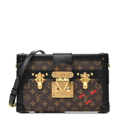Louis Vuitton Monogram Petite Malle Black 1 of 12