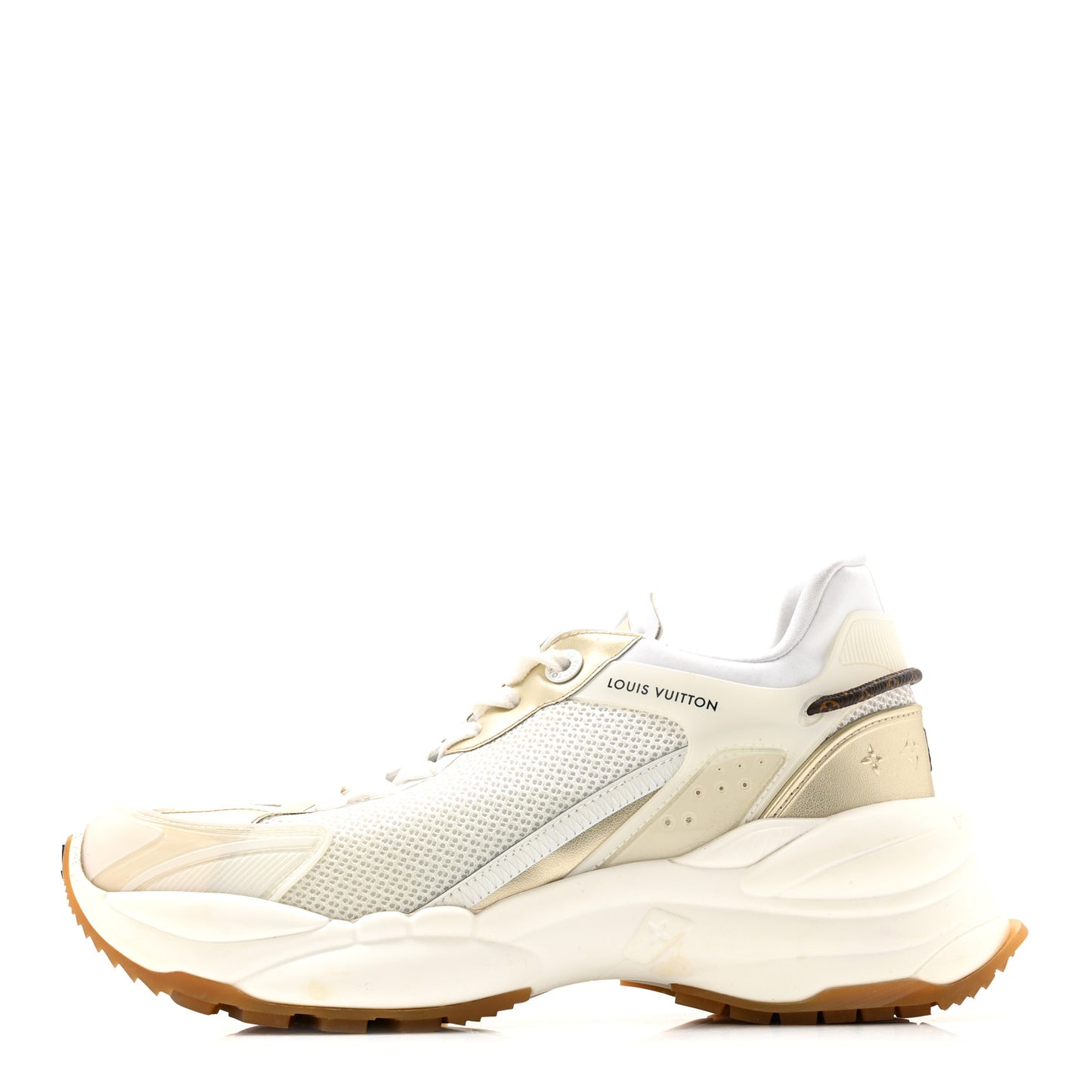 Monogram Calfskin Run 55 Sneakers 40 White