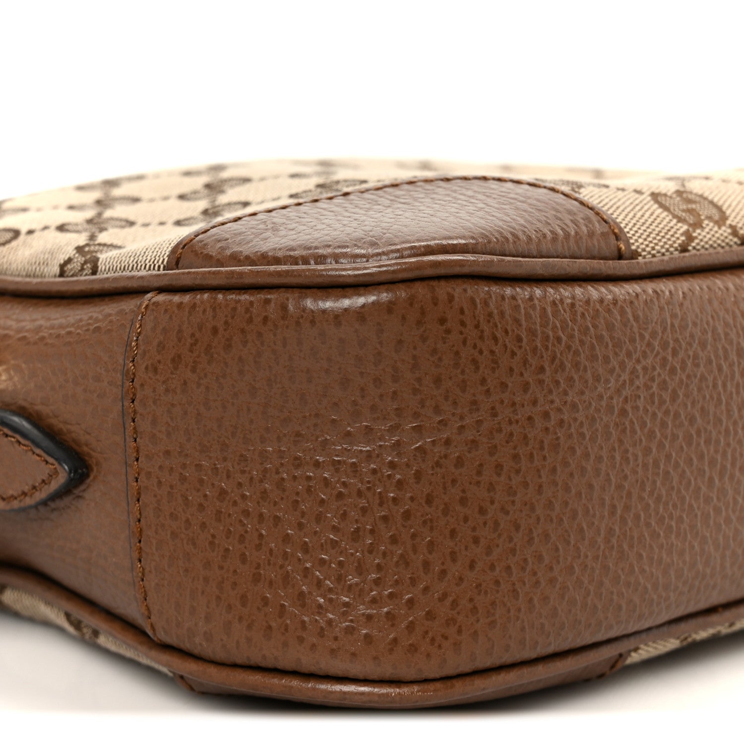 Gucci Monogram Mini Bree Messenger Bag Beige Tabacco 10 of 11