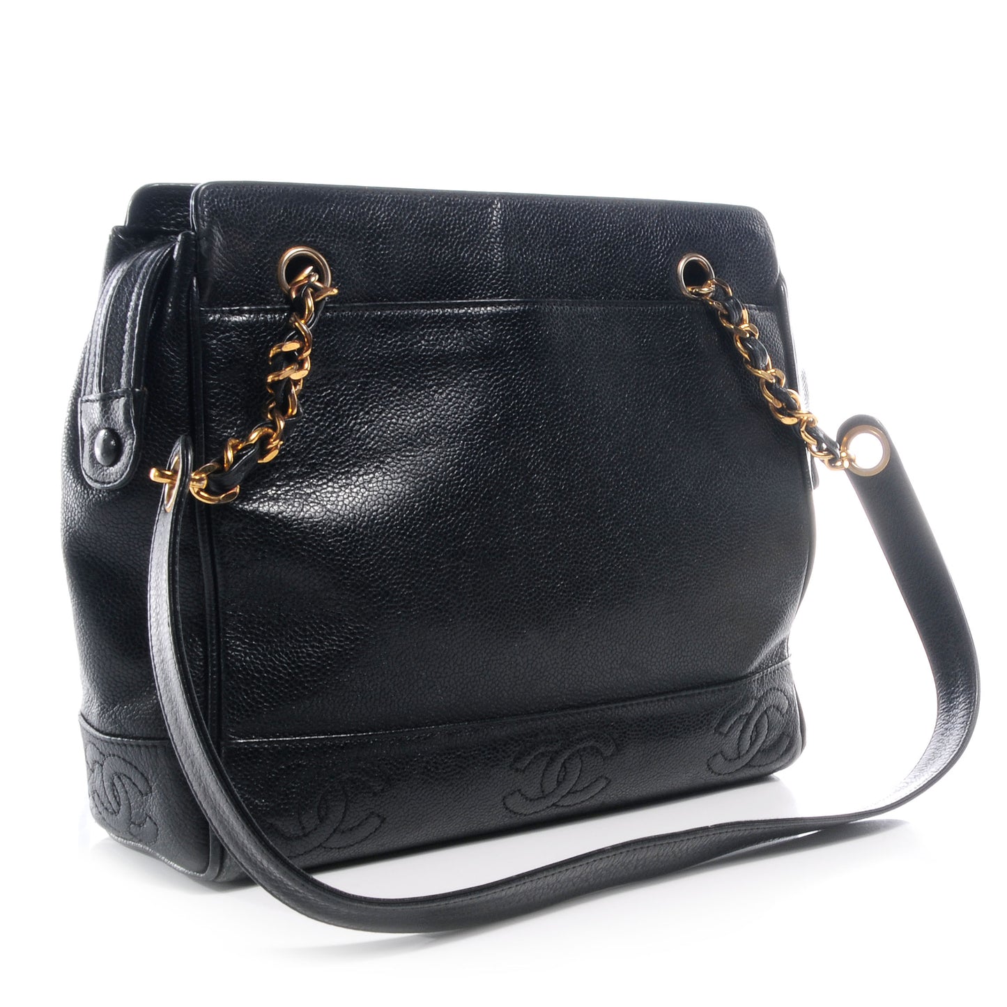 Caviar Shoulder Bag Black