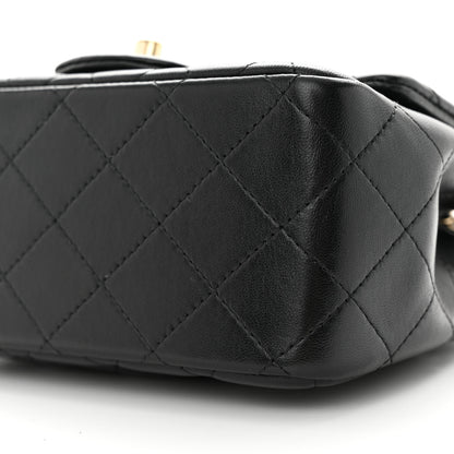 Chanel Lambskin Quilted Mini Square Flap Black 10 of 11