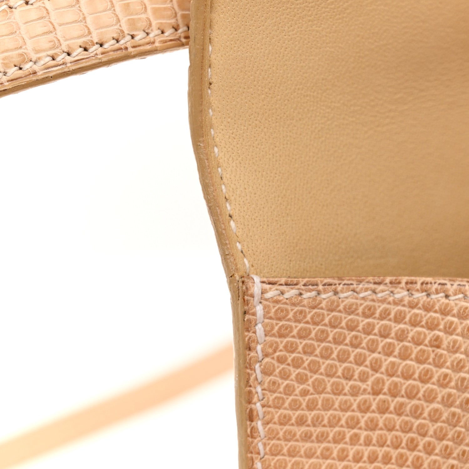 Hermes Lizard Constance 18 Ficelle 20 of 21