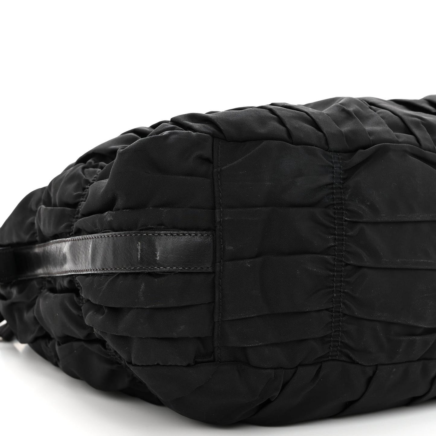 Tessuto Nylon Gaufre Hobo Black