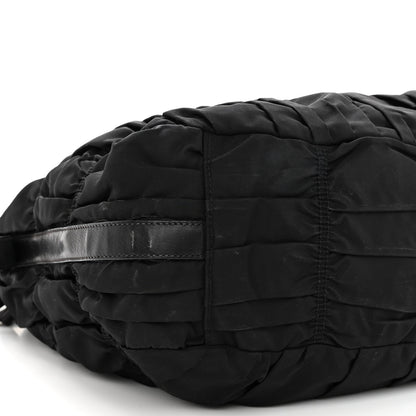 Prada Tessuto Nylon Gaufre Hobo Black 8 of 11