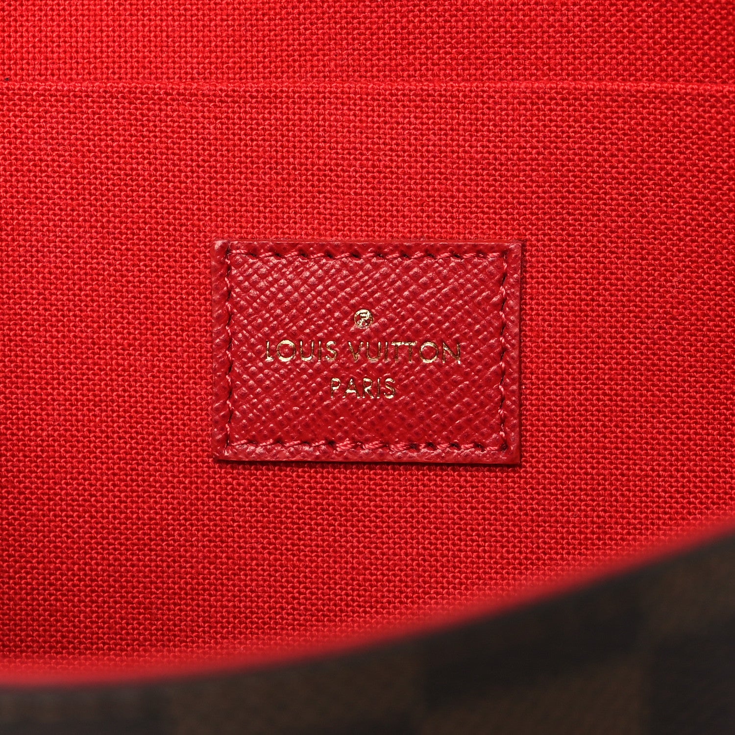 Louis Vuitton Damier Ebene Pochette Felicie Chain Wallet 6 of 9