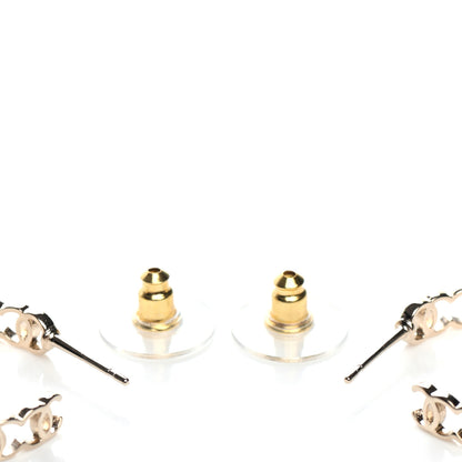Chanel Metal CC Hoop Earrings Gold 3 of 4