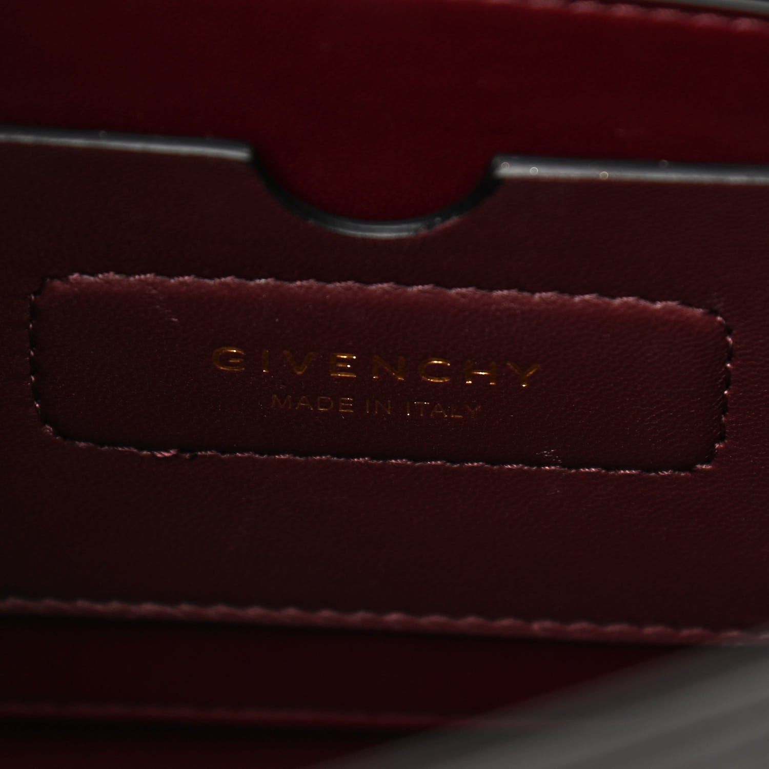 Givenchy Calfskin Crocodile Embossed Medium Eden Black 6 of 9