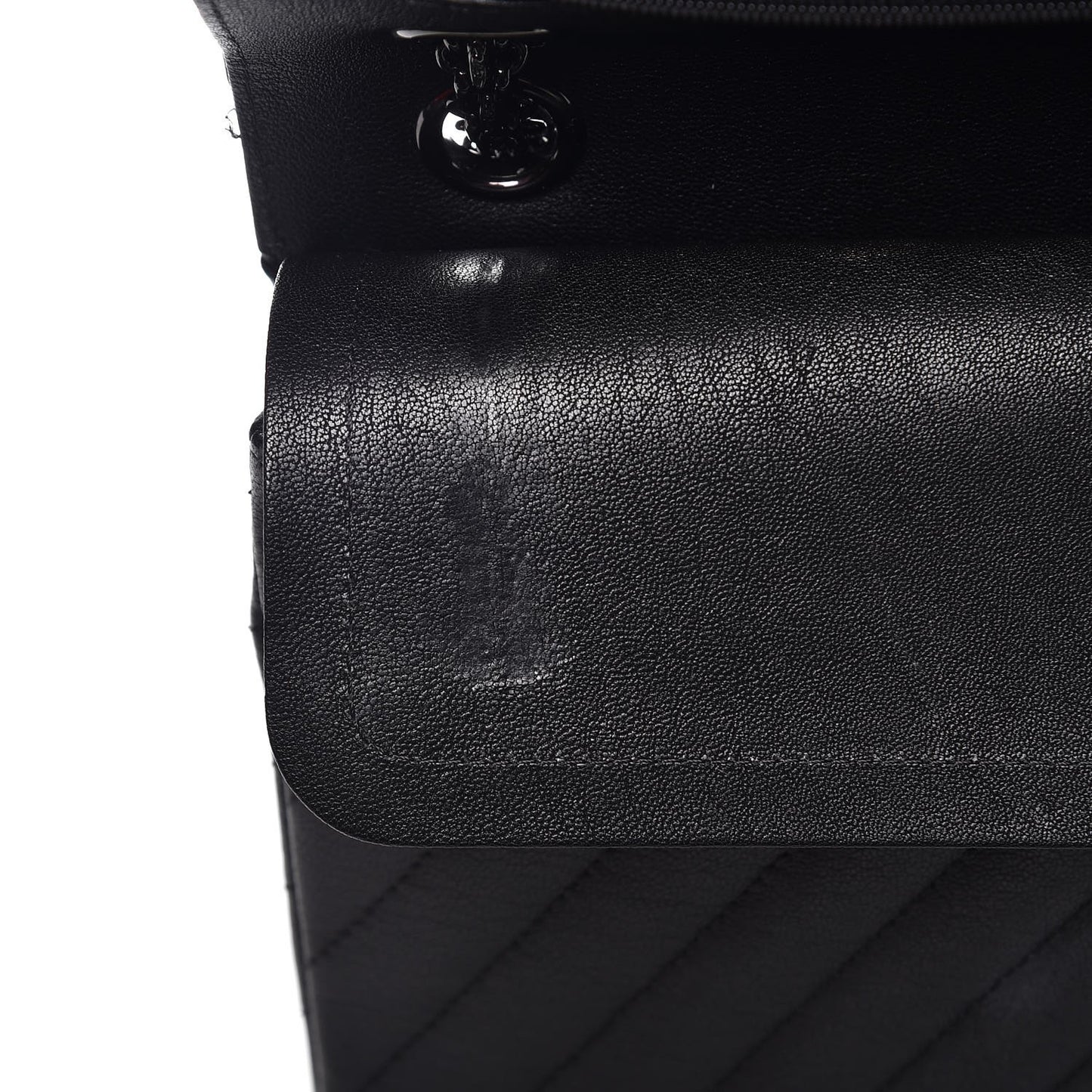 Sheepskin Chevron Quilted 2.55 Reissue 226 Flap So Black