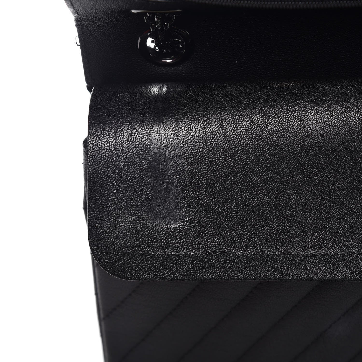 Chanel Sheepskin Chevron Quilted 2.55 Reissue 226 Flap So Black 12 of 20