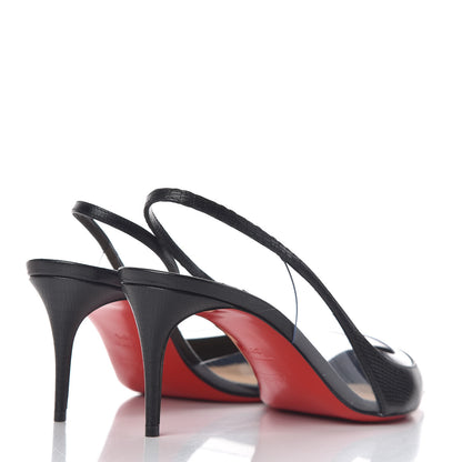 Christian Louboutin Calf Zarli PVC Optisexy 70 Pumps 38.5 Black 4 of 8