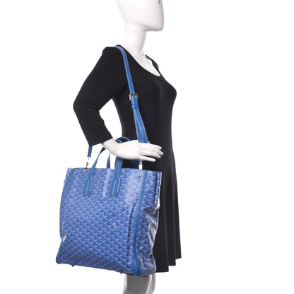 Goyard Goyardine Voltaire Tote Sky Blue 2 of 10