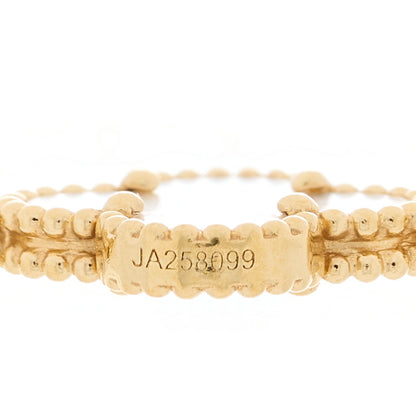 Van Cleef & Arpels 18K Yellow Gold Mother of Pearl 5 Motifs Vintage Alhambra Bracelet 5 of 6