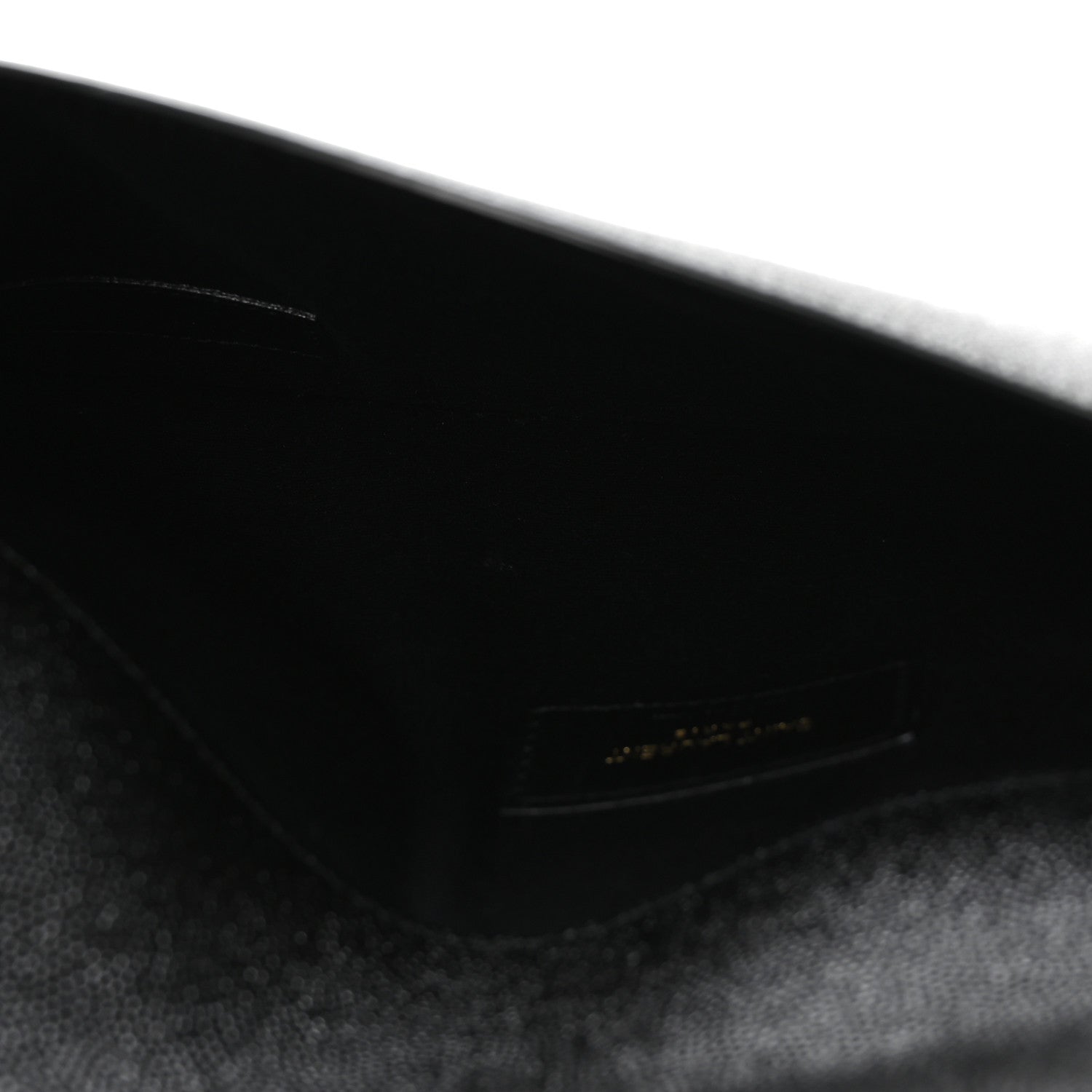 Saint Laurent Grain De Poudre Uptown Pouch Black 5 of 8